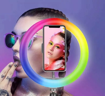 Aro de Luz LED RGB 30cm (No incluye Trípode)