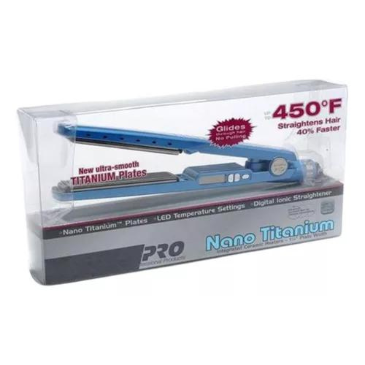 Plancha de Cabello Nano Titanium 450 °C