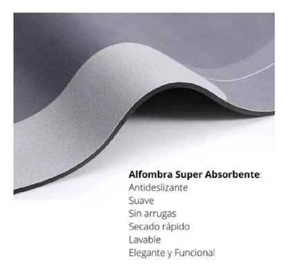 Alfombra de Secado Rápido Antideslizante