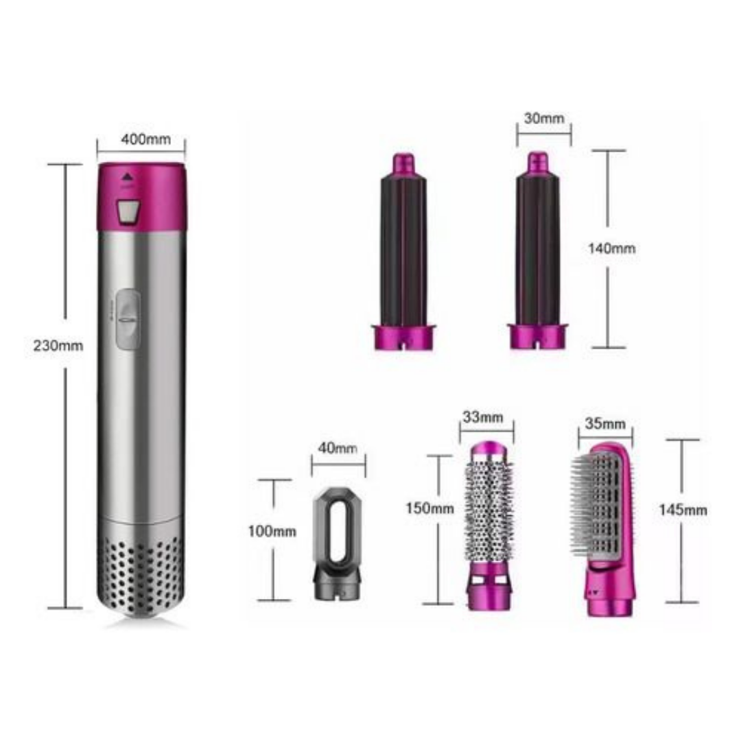 Cepillo Secador 5 en 1 Profesional